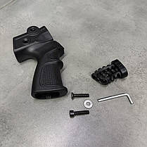 Рукоятка пістолетна для BAIKAL MP-155/156/135, DLG Tactical DLG-100, колір Чорний, фото 3