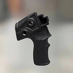 Рукоятка пістолетна для Saiga 12, DLG Tactical (DLG-089 black), колір Чорний, з відсіком і гніздами для ременя