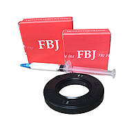 Підшипники бака для пральної машини Electrolux 6204, 6205 (FBJ) + сальник 30x52x10