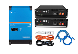 Комплект безперебійного живлення (ДБЖ) 7 кВт·год MultiPlus-II 48/3000/35-32 GX + 2 акумулятора Pylontech US3000
