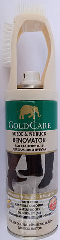 Аерозоль фарба безбарвна для нубуку, велюру, замші Gold Care , фото 1