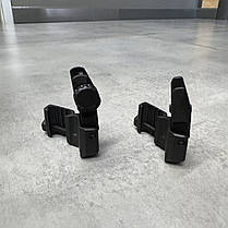 Мушка і цілик 45°, DLG Tactical DLG-185, високі, складні, на Picatinny, фото 2