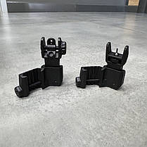 Мушка і цілик 45°, DLG Tactical DLG-185, високі, складні, на Picatinny, фото 3