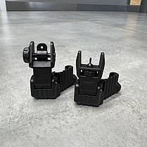 Мушка і цілик 45°, DLG Tactical DLG-185, високі, складні, на Picatinny, фото 5