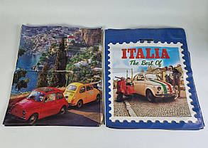 Пакет з прорізною ручкою (45*53+)"ITALIA" Леомі (50 шт.)