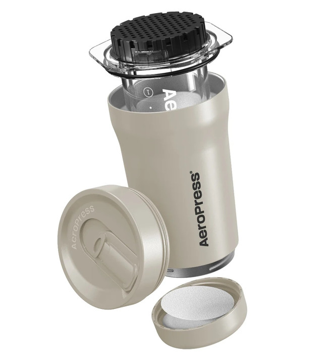 Аеропрес AeroPress Go Plus Travel System Cream Аеропрес AeroPress Go Plus Travel System Cream