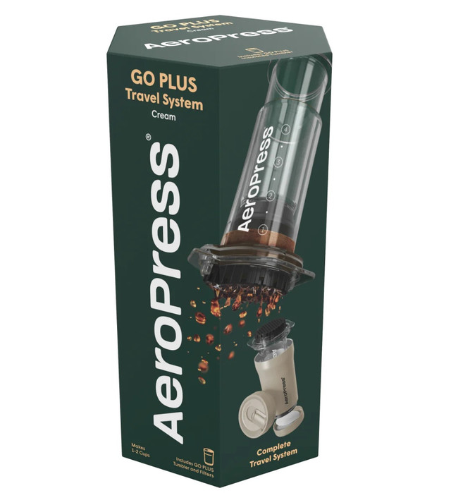 Аеропрес AeroPress Go Plus Travel System Cream Аеропрес AeroPress Go Plus Travel System Cream