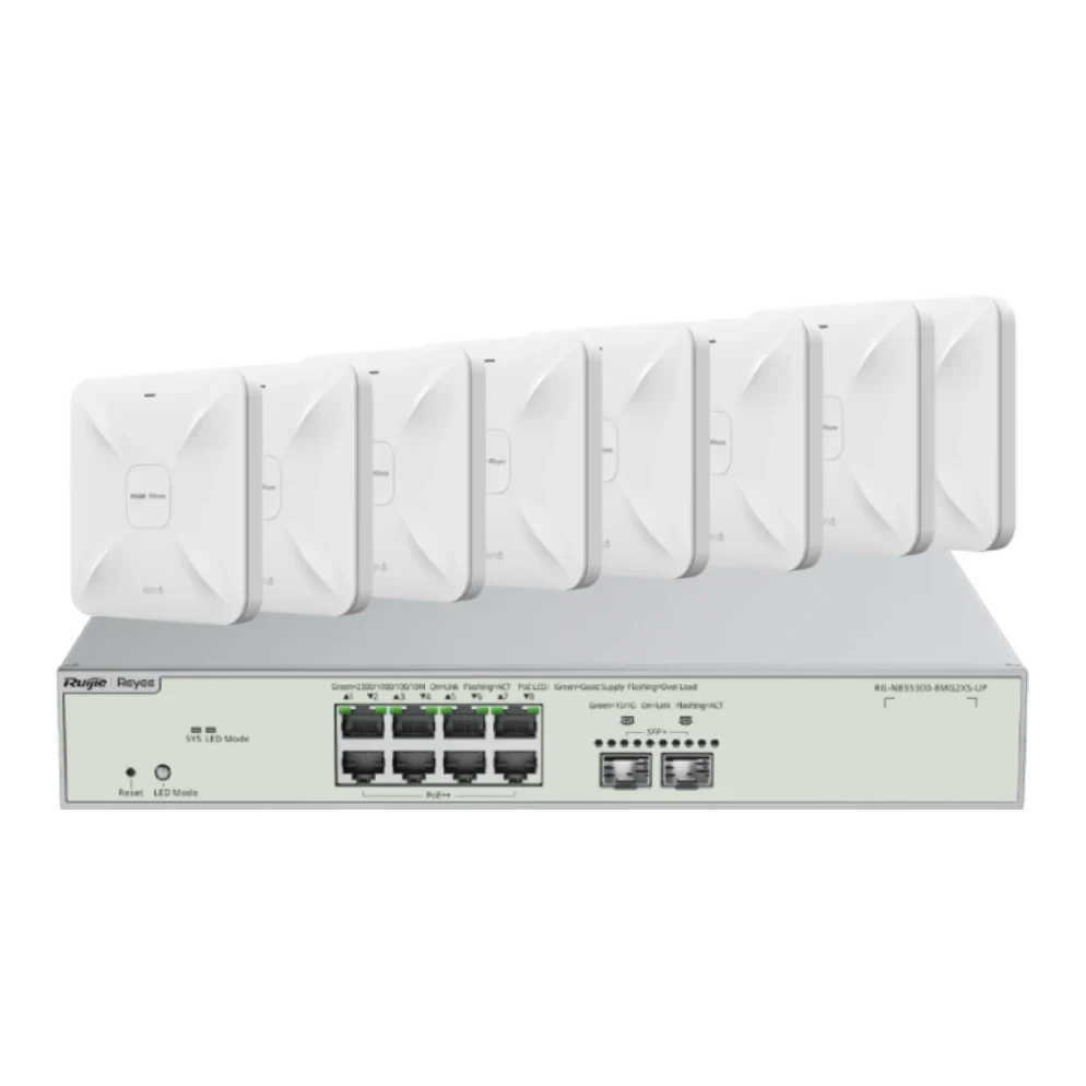 Комплект Ruijie RG-NBS5300-8MG2XS-UP + 8шт RG-RAP2260(E)