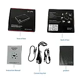 Mini UPS 18W, Powerbank на 10400Mah, Виходи USB, DC 5V, 9V, 12V, POE. ДБЖ для Роутерів — Чорний, фото 6