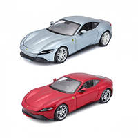 Автомодель - Ferrari Roma  (асорті сірий металік, червоний металік, 1:24)