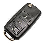 Викидний ключ корпус Golf 5 Volkswagen 1K0959753G 1J0959753DA 1J0959753AH 3 кн індикатор посередині, фото 2