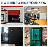 Кодовий міні сейф 114*94 для ключів грошей Чорний Ключница з кодовим замком маленький чорний на код, фото 6