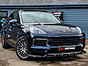 Сплітер Porsche Cayenne 3 Sport Design (18-23) тюнінг обвіс губа спідниця елерон, фото 8