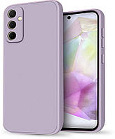 Силіконовий чохол HardCorner Samsung Galaxy A55 A556 (з мікрофіброю) Lilac