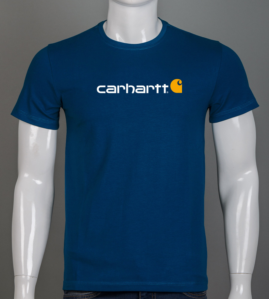 Футболка чоловіча Crahartt 2441м (Уп.4шт M-XXL), Петроль