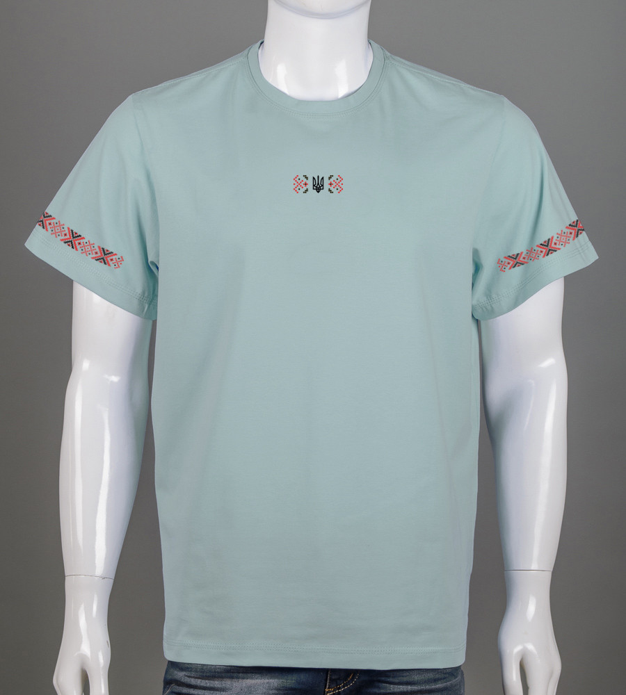 Футболка батал Орнамент 2415б (Уп.4 шт. 3XL,4XL), Полін