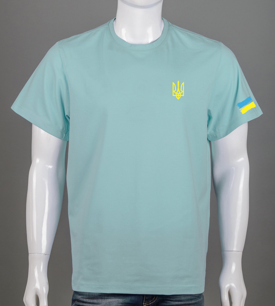 Футболка батал Тризуб UA 2306б (Уп.4шт 3XL,4XL), Полін