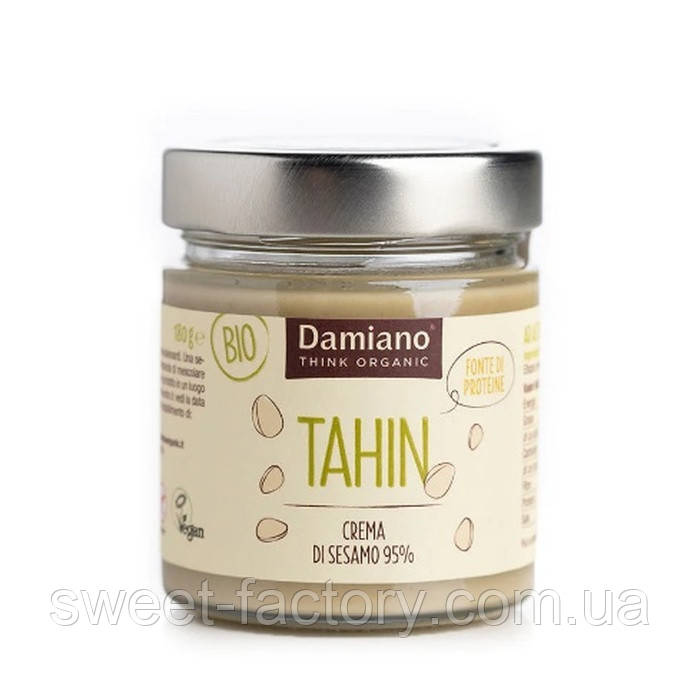 Кунжутна паста Damiano Tahin Crema Sesamo 275g, фото 1