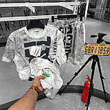 Чоловічий костюм шорти та футболка Diesel CK8274 білий S, фото 2