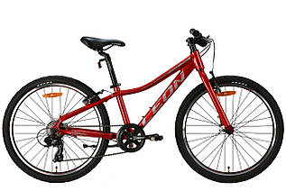 Велосипед підлітковий Leon Junior Vbr (2024) 24" чорний