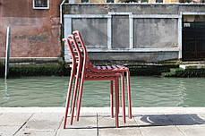 Пластиковий стілець для дачі Nardi Doga Bistro рожевий, фото 2