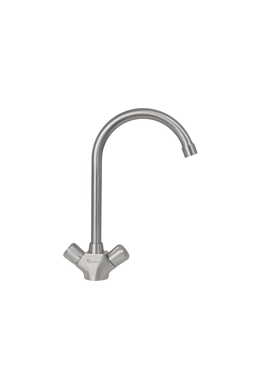 Змішувач Germece 8634 Неіржавка сталь, фото 1