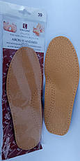 Устілка шкіряна 37р ортопедична з супінатором Арон Кочині (Coccine) Польща, фото 5