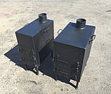 Буржуйка сталева, обігрів до 45 м.кв. Коцюба у комплекті, фото 4