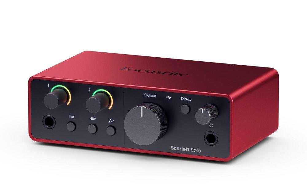 Аудіоінтерфейс Focusrite Scarlett Solo 4Gen