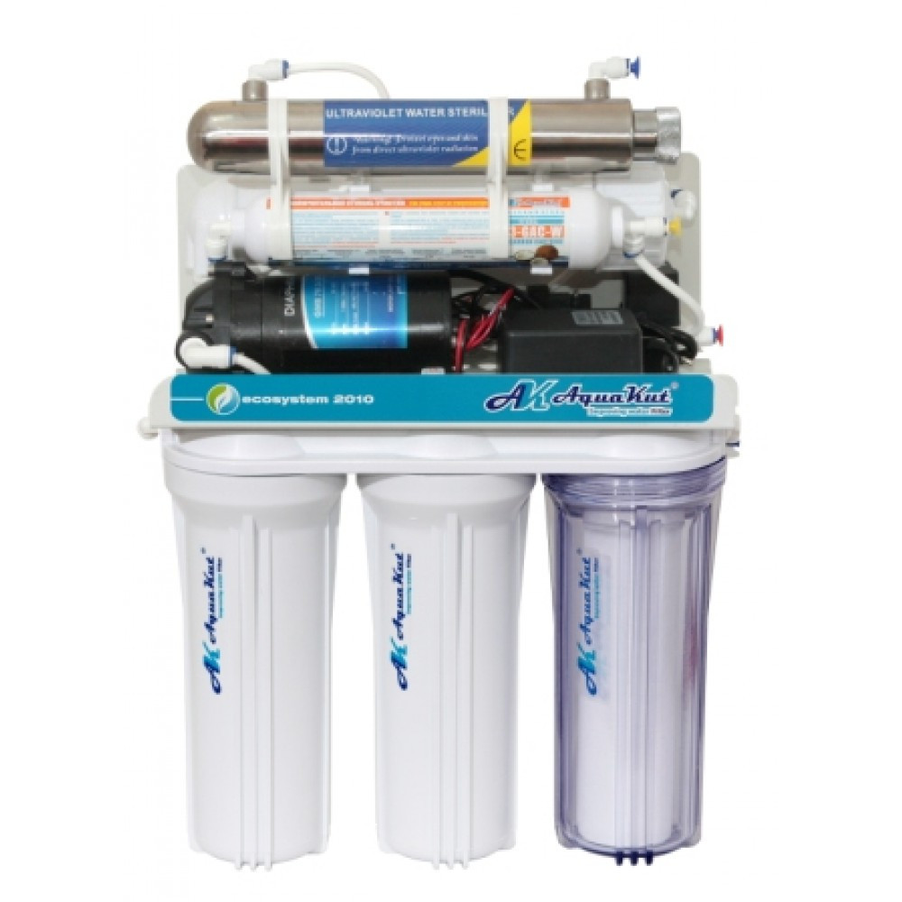 Осмос AquaKut з помпою, UV Лампа, 75G RO-6; А03