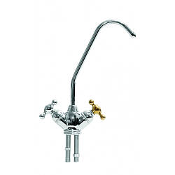 Кран керамічний напівперевертний подвійний вентиль FCT-5