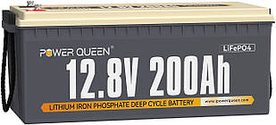 Акумулятор LifePo4 200Агод 12,8V BMS PowerQueen (Німеччина)