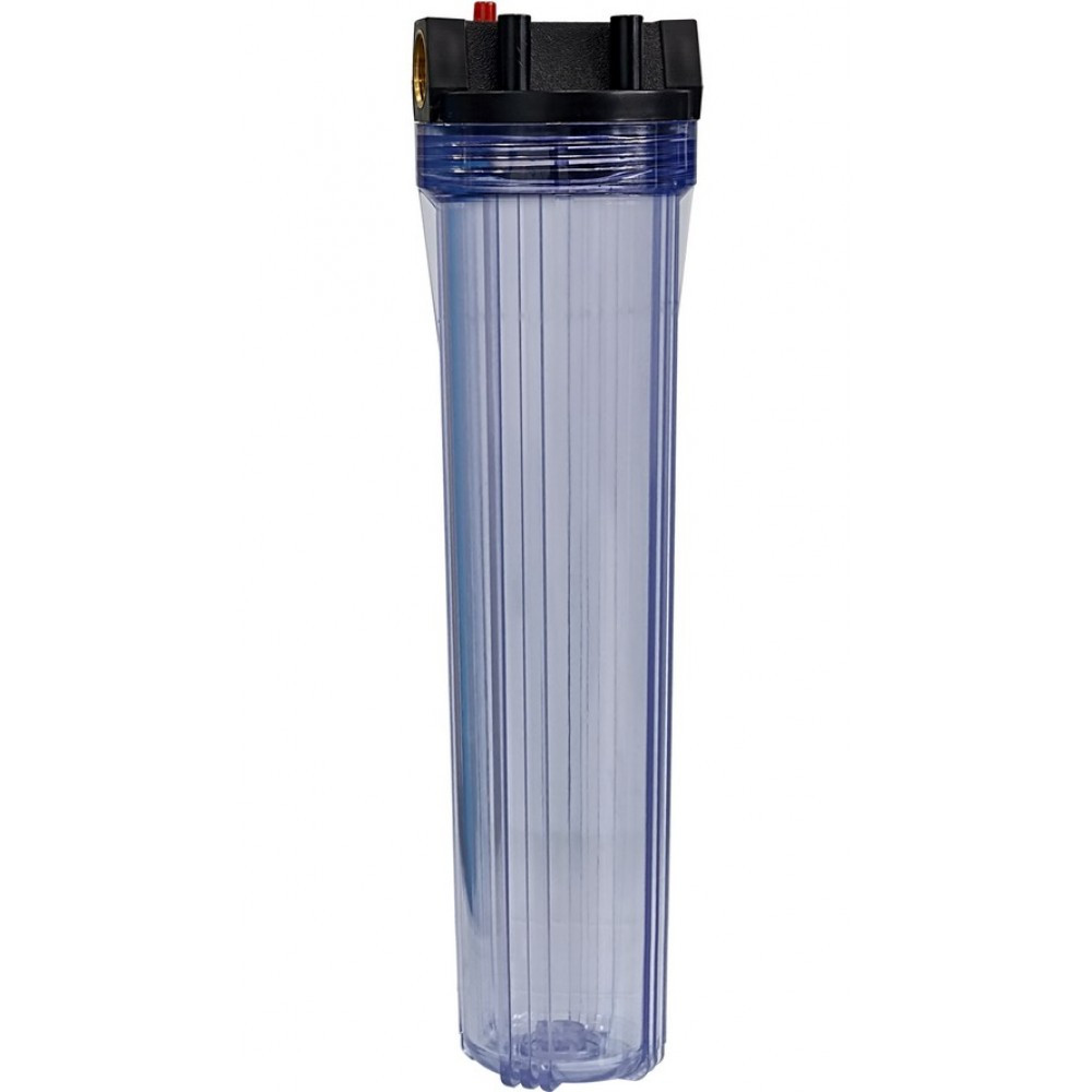 Колба Вig Вlue 20 "Slim 3/4" в комплекті ключ, кріплення (прозора), фото 1