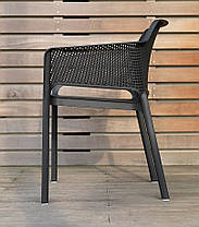 Комплект пластикових меблів Nardi Net/Step 2+1 Антрацит, фото 3