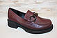 Туфлі жіночі бордові Т1836, фото 5