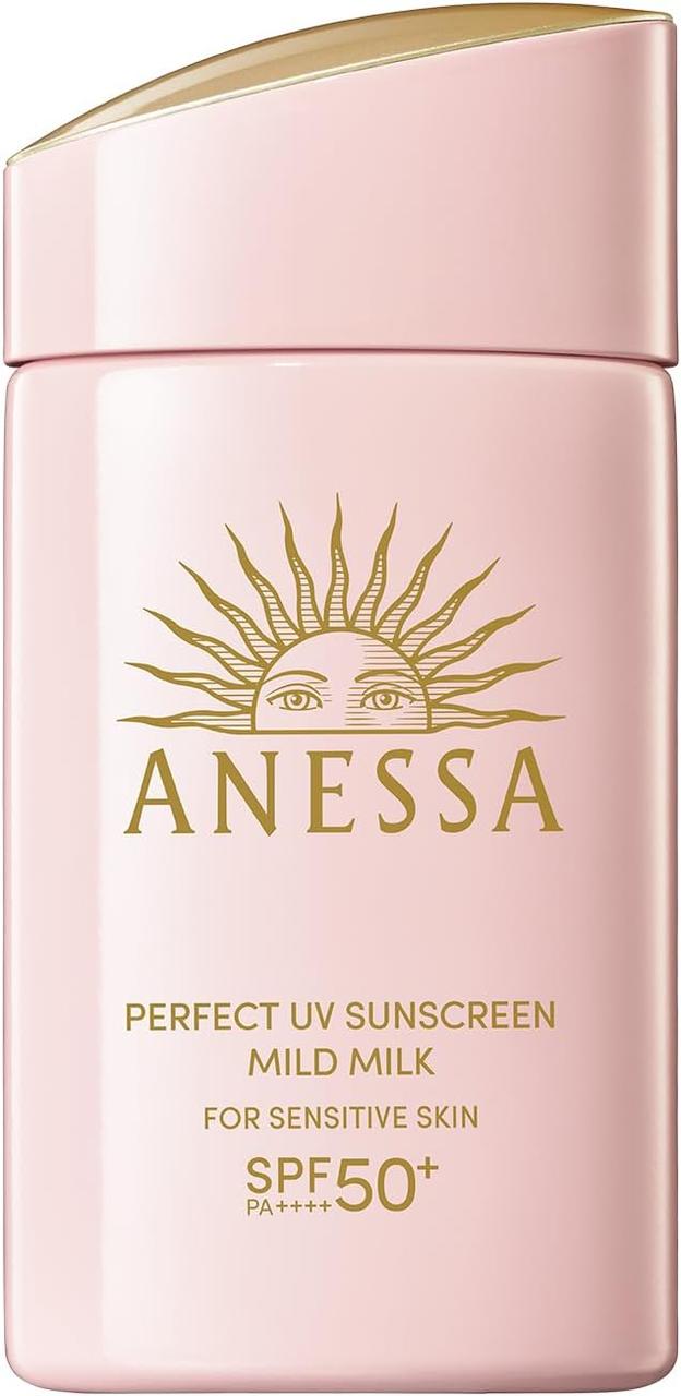 Shiseido Anessa Perfect UV Mild Milk NA SPF 50+/PA++++ сонцезахисне молочко для чутливої шкіри, 60 мл