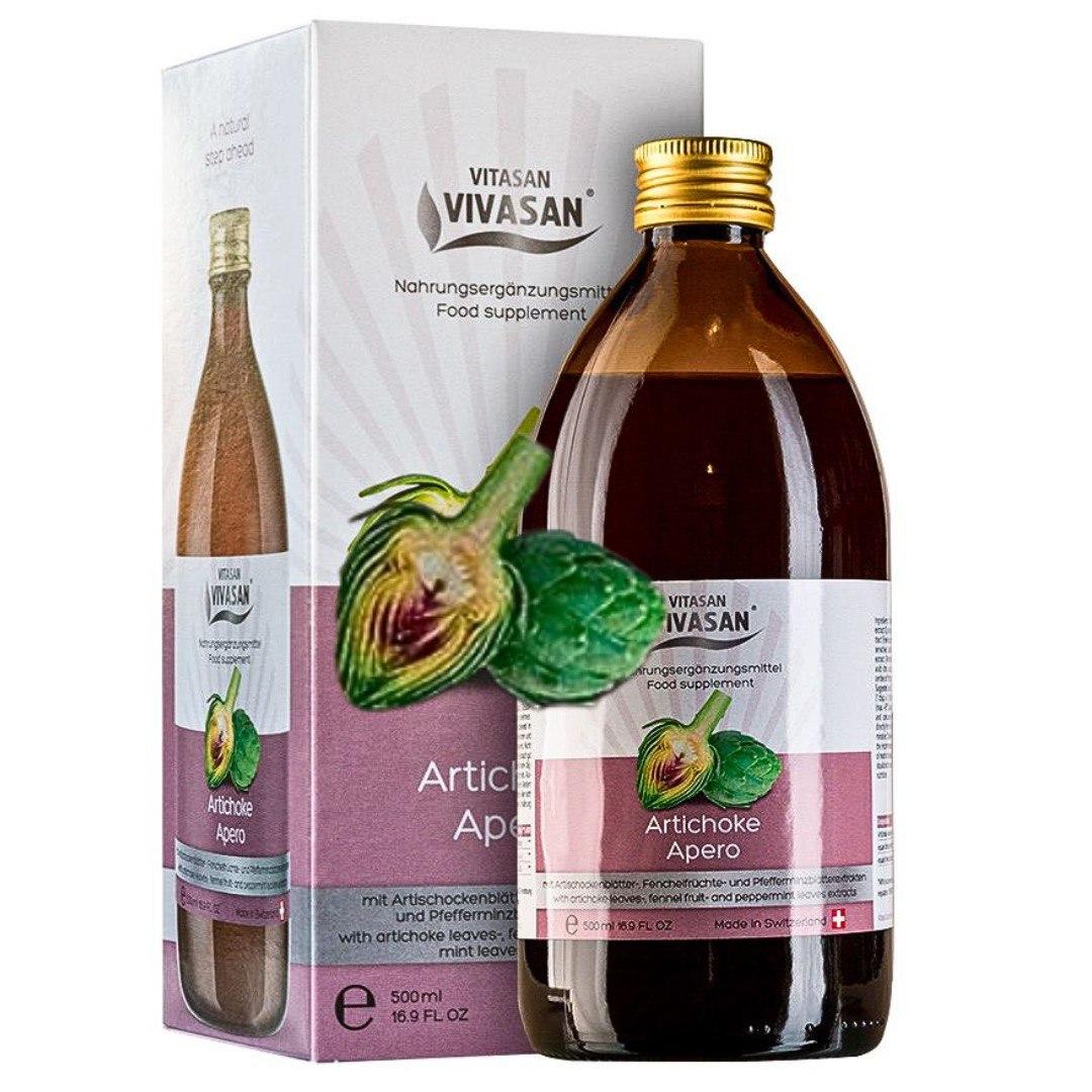 Напій Артишок гіркий Artichoke bitter Вівасан Швейцарія 500 мл, фото 1