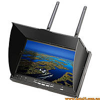 FPV монітор LCD5802D 5.8G 40CH DVR з ДВР приймачем 40 каналів 5,8ГГц фпв приймач телевізор 7 дюймів з відеозаписом на SD карту