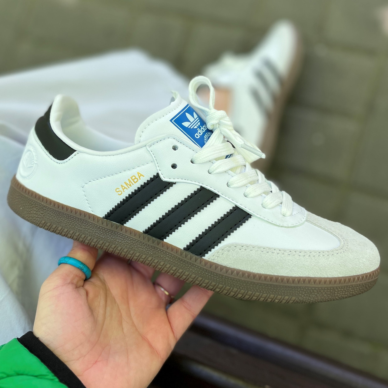 Adidas Samba. Adidas Samba Vegan Black/White 43 w (ID#2267371992), цена ...