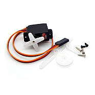 Сервопривід EMAX ES08MA II 12G, аналоговий металевий редуктор FPV дронів, фото 2