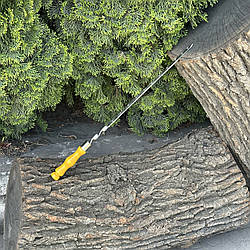 Шампур Mzavod з дерев'яною ручкою 630х12х3мм світлий