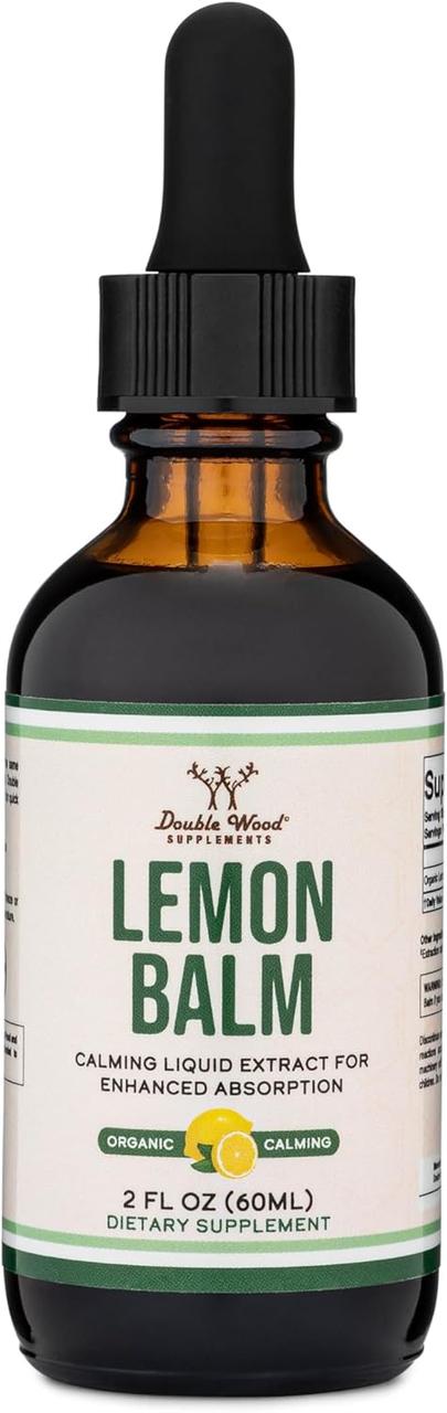 Double Wood Lemon Balm / Меліса для релаксації та спокою, органічна без спирту 60 мл