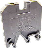 Клеммник АСКО-УКРЕМ JXB 4/35 серый (A0130010002)