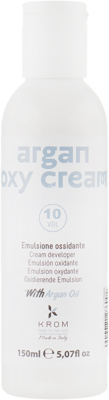 Окислювальна емульсія з олією аргани Krom Argan Oxy Cream 10 Vol 150 мл