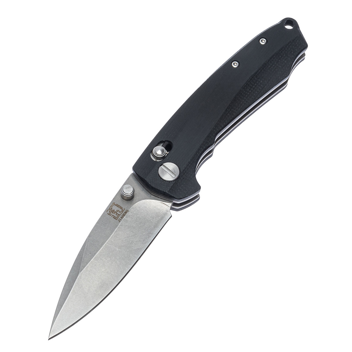 Розкладний ніж Jiaheng A1028 з кліпсою 20см Black (7_00916)
