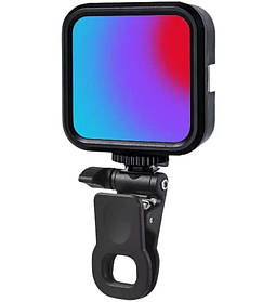 Накамерна світлодіодна LED лампа RIAS WL-R1 RGB з акумулятором 5W (3_05047)