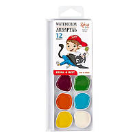 Акварель Rosa Cats with a Boy 12 кол., б/п, пластик