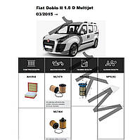 Комплект фільтрів Fiat Doblo II 1.6 D Multijet (2016-) WIX