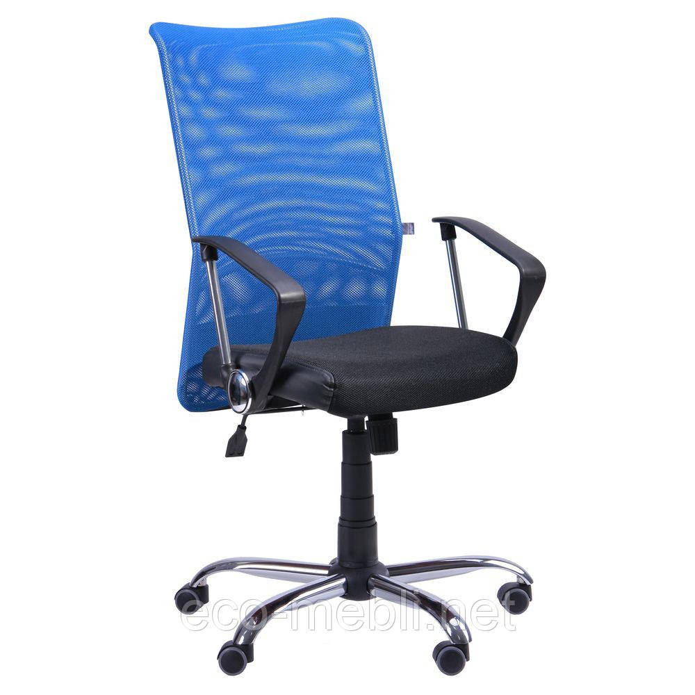 Кресло компьютерное дышащее Аэро НВ хром сетка Сетка / Кожа - фото 1 - id-p424580187
