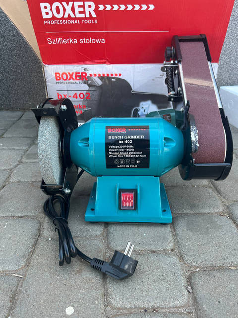 Шлифовальный станок 1500 Вт дисково-ленточный Boxer bx-402 ➧ Baushop